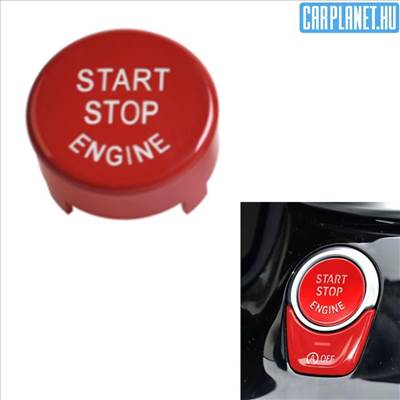 BMW start stop gomb fedél - Bmw F52 G30 G31 G32 G11 G12 G01 G02 - piros