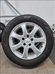  5x112 lyukosztású 16" használt alufelni, rajta 205/60 használt Kingstar téli gumi gumi 