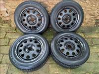  4x100 vw seat opel 14" használt lemezfelni, rajta 185/60 használt nyári gumi télire is