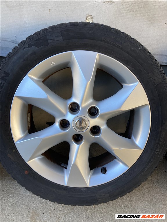  17" használt (gyári felni) alufelni, rajta 215/55 használt Nexen négyévszakos gumi gumi  3. kép