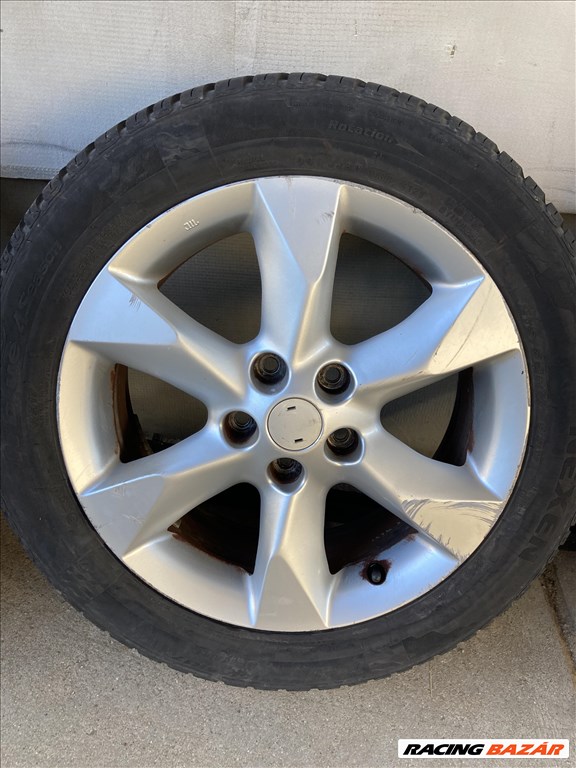  17" használt (gyári felni) alufelni, rajta 215/55 használt Nexen négyévszakos gumi gumi  4. kép