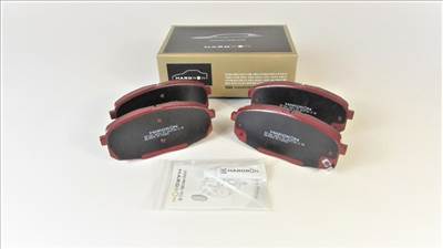 HK11233) ÚJ ELSŐ FÉKBETÉT GARNITÚRA, BORDÓ SZÍNŰ - Hyundai i30 07-09 KIA Ceed 06-12 - 581011HA00 - HARDRON, Made in Korea