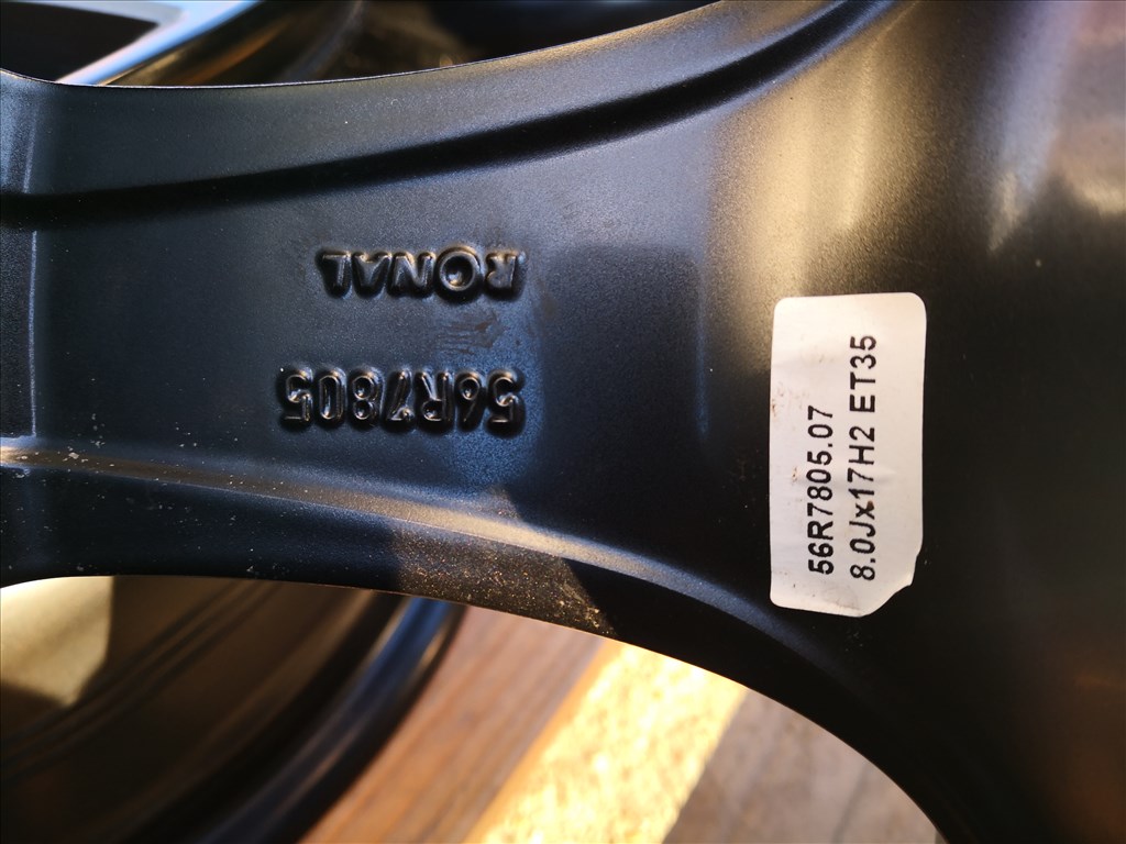 17-es új Ronal alufelnik 5x112-es 6. kép