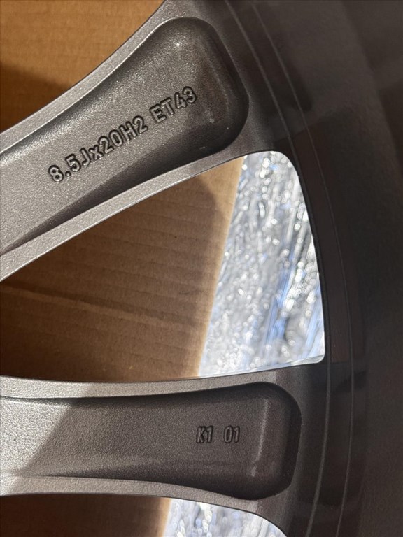 R20 Original mercedes 8.5J ET43 - A216 401 0302 / A2164010302 1db alufelni felni 5. kép