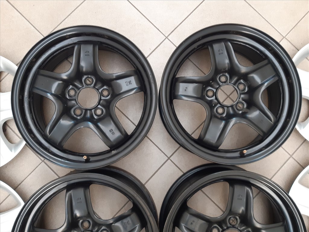  5x110 Opel gyári struktúr lemezfelni 6,5x16 ET39 Astra Zafira Vectra Meriva 5. kép