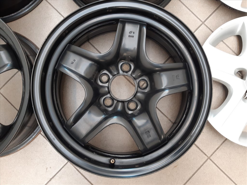  5x110 Opel gyári struktúr lemezfelni 6,5x16 ET39 Astra Zafira Vectra Meriva 6. kép