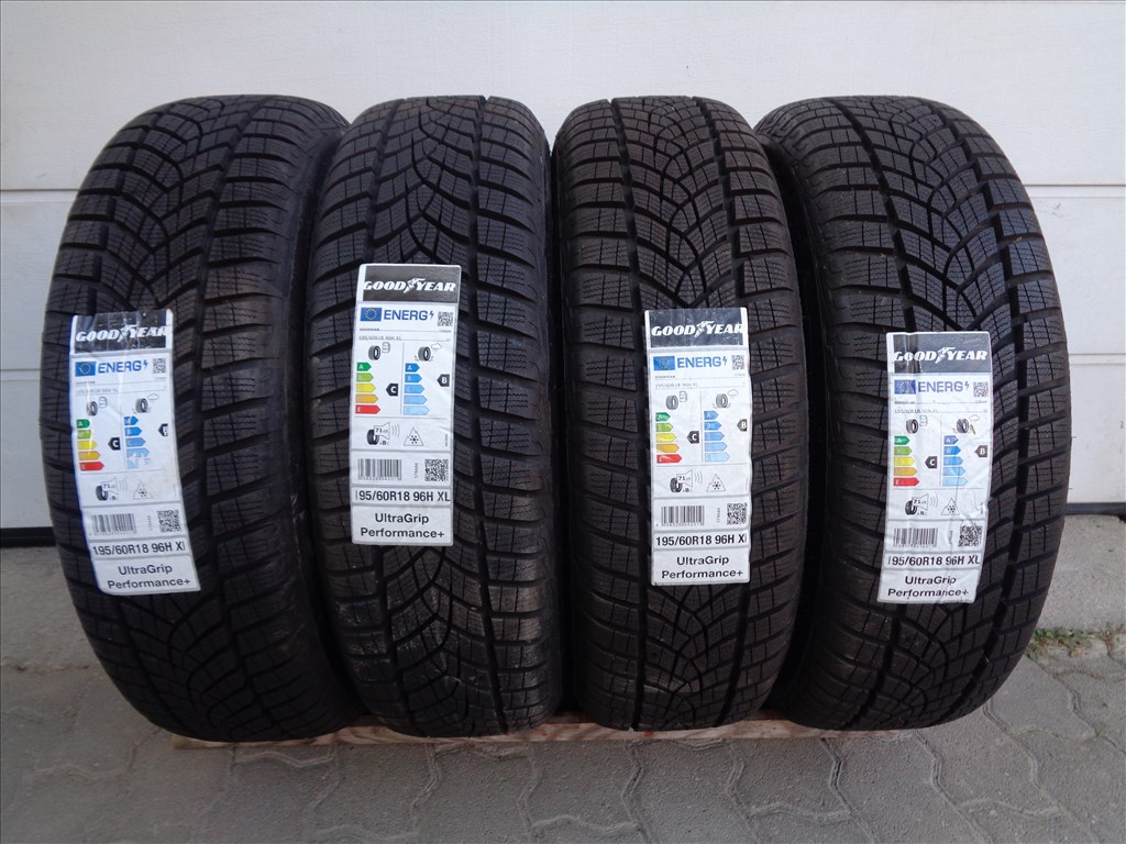 Új goodyear 195/60R18-as téli gumi 2022-es gyártású eladó. 1. kép