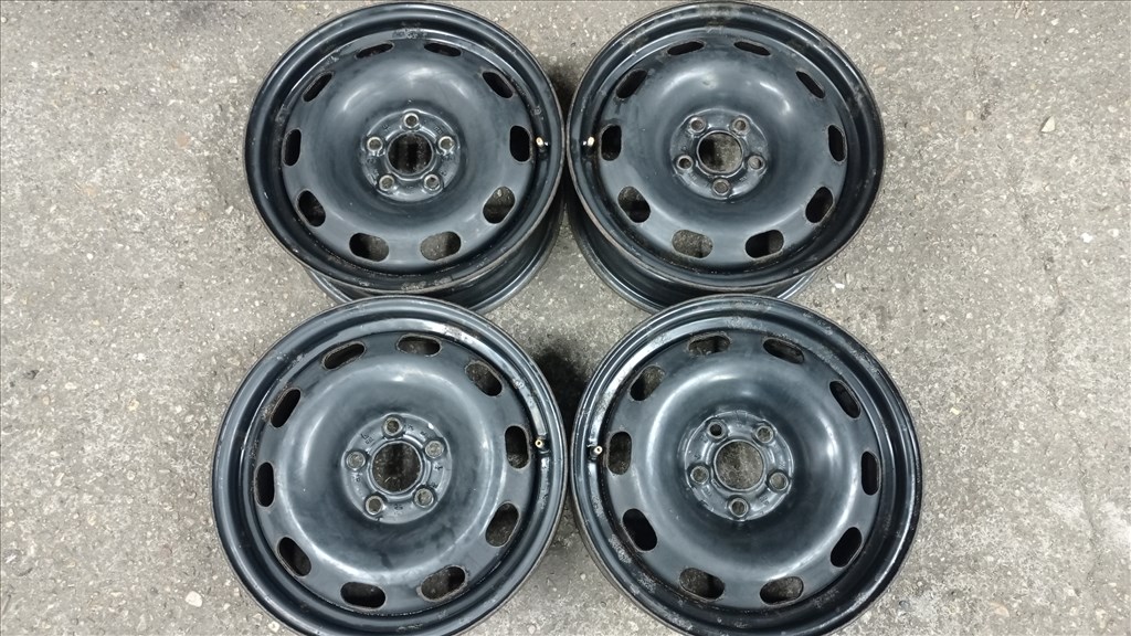  5x100 lyukosztású 6JJ 15" használt (gyári felni) lemezfelni 1. kép