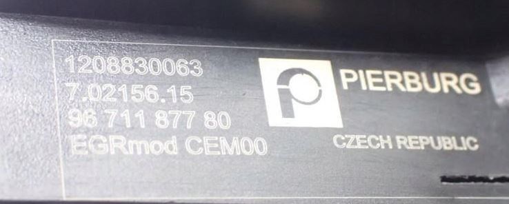 Ford C-Max Mk2, Ford Focus Mk3 1.6 TDCI T3DA T3DB EGR szelep, EGR hűtő 9671187780 3. kép