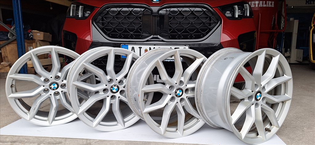 BMW X3 X4 X5 Alufelni szett nyomásszenzorokkal 9J 19" újszerű alufelni 4. kép