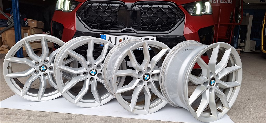 BMW X3 X4 X5 Alufelni szett nyomásszenzorokkal 9J 19" újszerű alufelni 5. kép