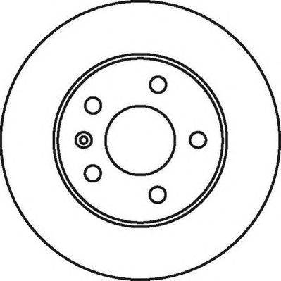 JURID 562072JC - féktárcsa CHEVROLET LEXUS OPEL TOYOTA VAUXHALL