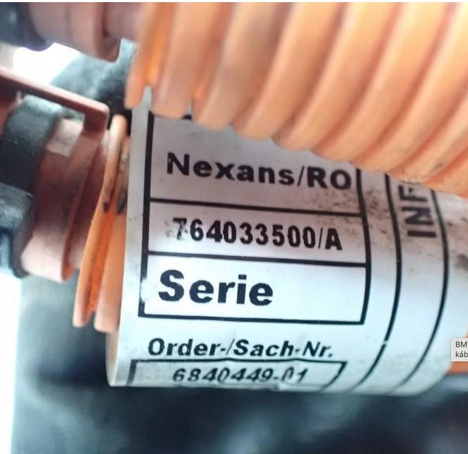 BMW i3 I01 akkumulátor nagyfeszültségű kábelköteg 6840448 2. kép