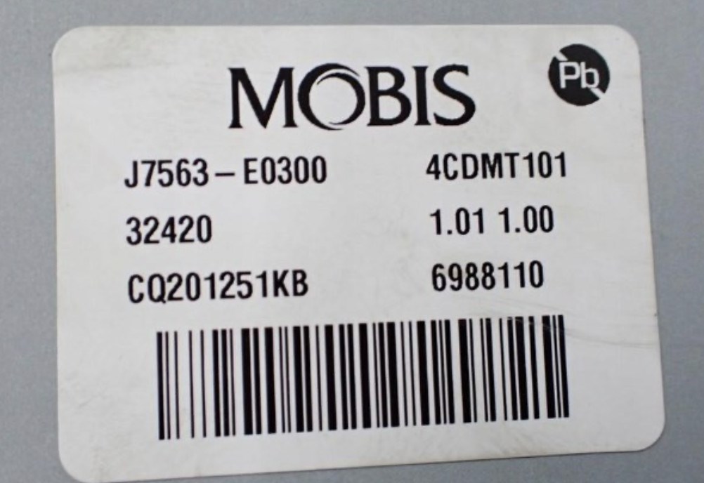 Kia Cee&#039;d III (CD), Kia Procee&#039;d (CD), Kia XCeed elektromos kormányszervó motor, kormányoszlop 56300j7630 56300-J7630 J7563-E0300 3. kép