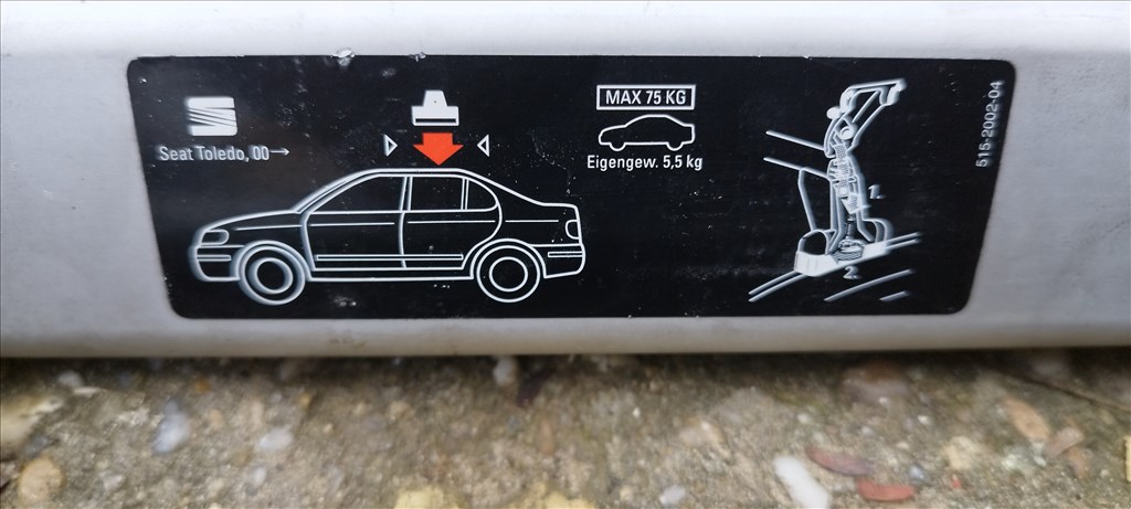 Seat Toledo II gyári tetőcsomagtartó eladó 5. kép