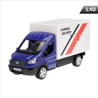 1:43 RMZ Ford Transit Chassis Cab 2018, kék modell