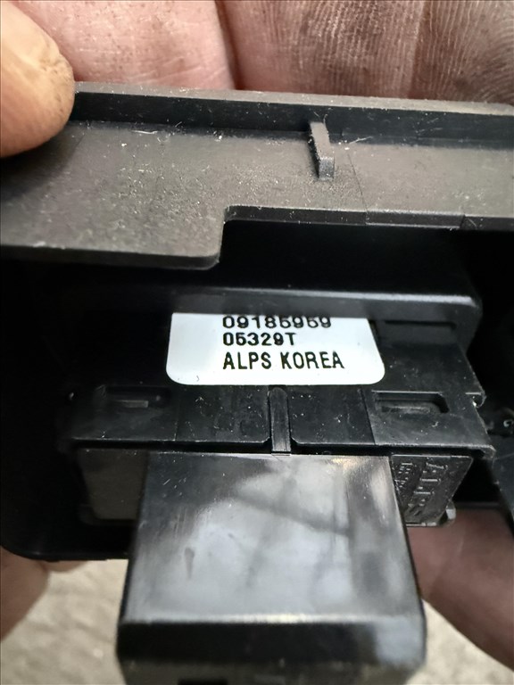 Opel Signum, Opel Vectra C ablakemelő kapcsoló  09185959 2. kép