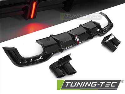 A5 F5 (19-23) RS STYLE FÉNYES FEKETE LEDES Tuning-Tec DIFFUZOR ()