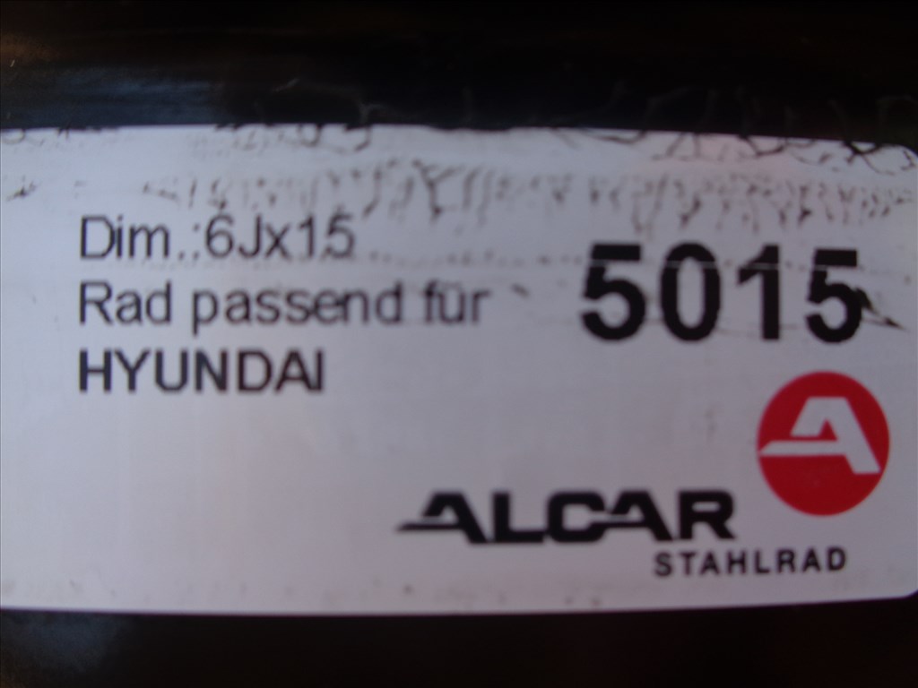 Hyundai I20 lemezfelni 15-ös, 4×100-as osztó szenzorral újszerűen eladó. 7. kép