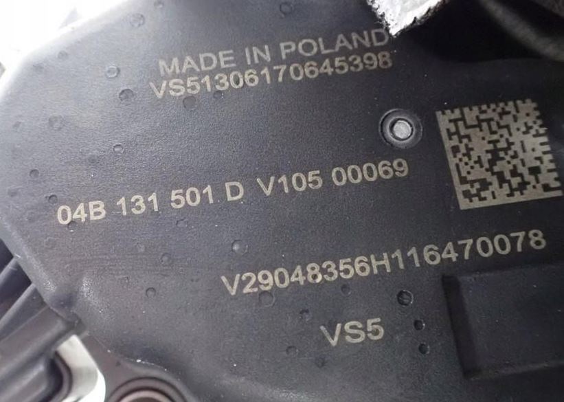 Skoda Fabia III 1.4 TDI 1.4 TDI CUS EGR hűtő EGR szelep 04b131512d 04B131512D 04B131501D 2. kép
