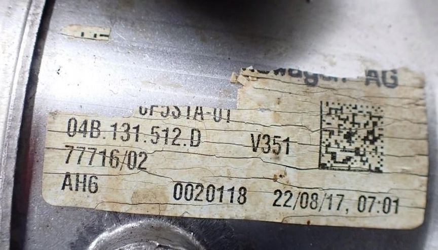 Skoda Fabia III 1.4 TDI 1.4 TDI CUS EGR hűtő EGR szelep 04b131512d 04B131512D 04B131501D 3. kép