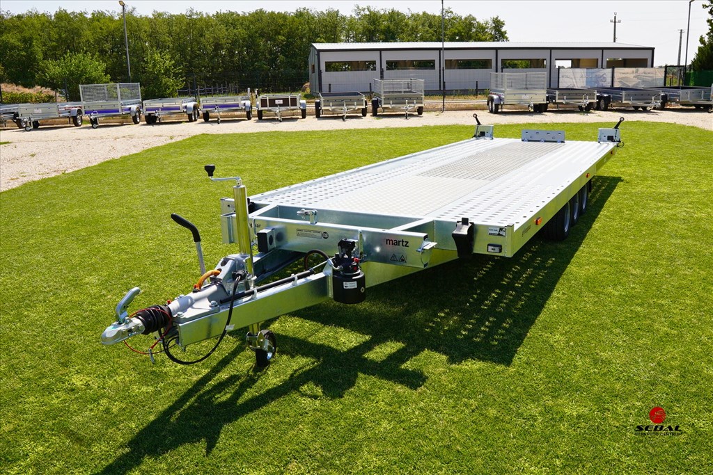 Új 5.7m-es billenős (3500kg-os) autószállító utánfutó akciósan bruttó 2.990.000 Ft 4. kép