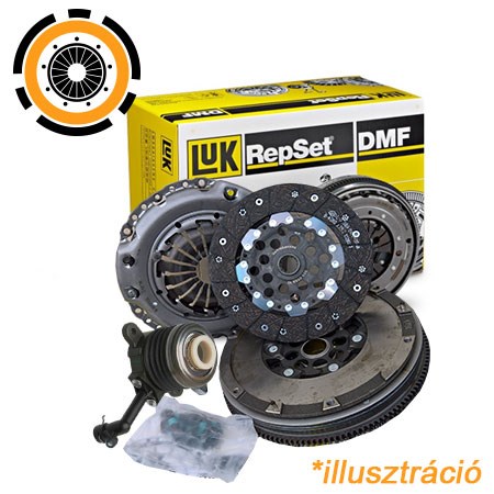Nissan Qashqai I (2006-2013) 1.5 dCi (106 LE) kettőstömegű komplett kuplung szett / LuK 1. kép
