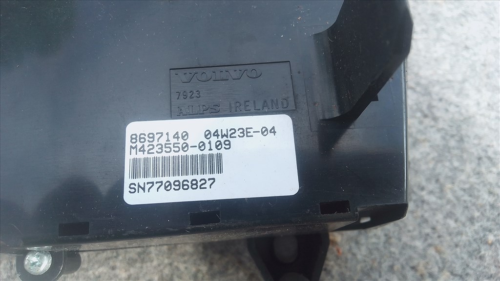 Volvo 8697140 S60 V70 XC70 fűtésvezérlő 3. kép