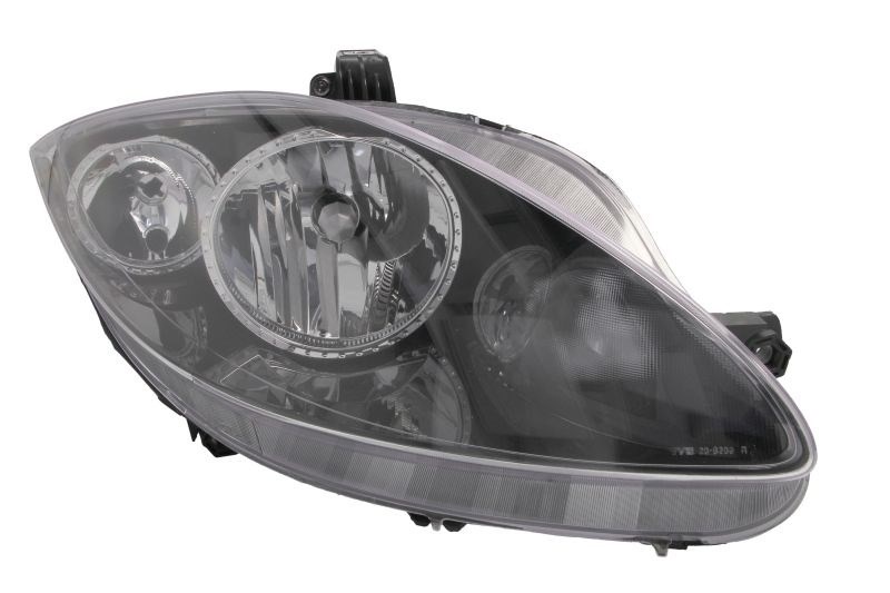 Seat Altea 5P, Leon, Toledo utángyártott új jobb első fényszóró H7/H1fekete házas (motoros) TYC 5p1941034a 1. kép
