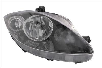 Seat Altea 5P, Leon, Toledo utángyártott új jobb első fényszóró H7/H1fekete házas (motoros) TYC 5p1941034a