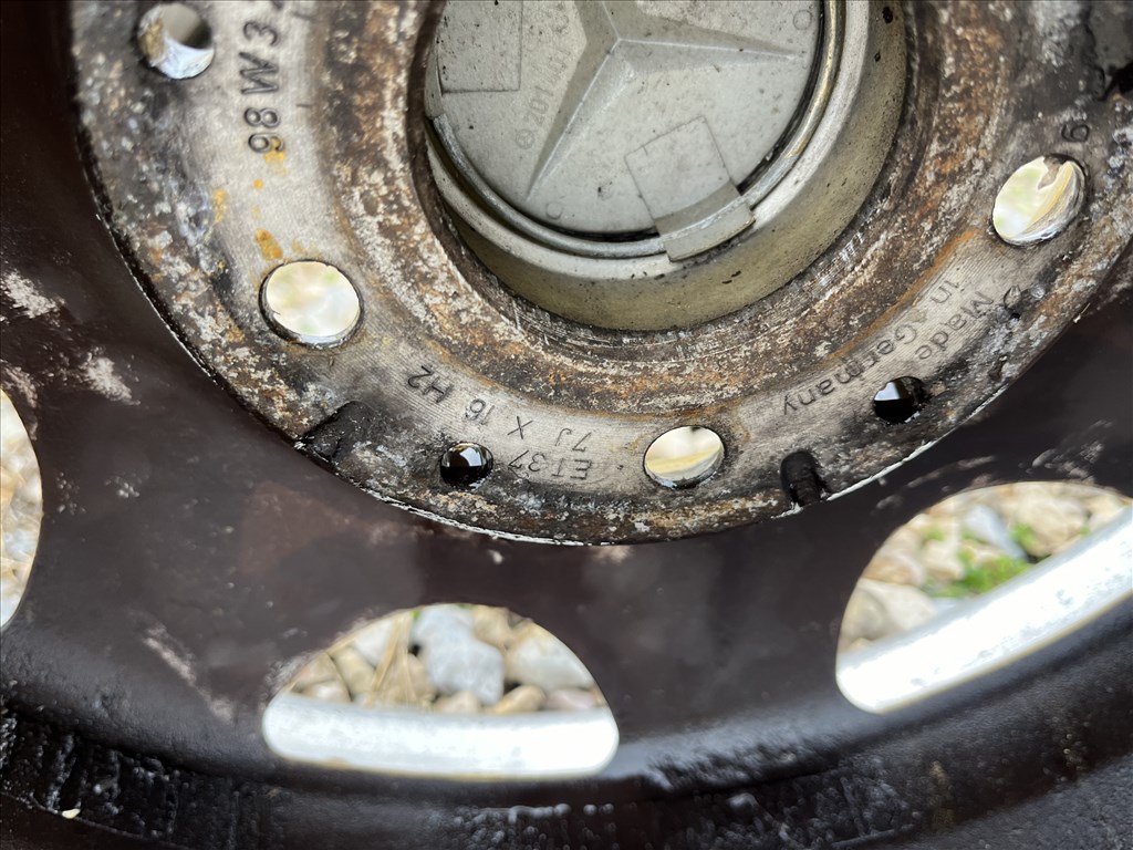 Mercedes 16-os gyári alufelni garnitúra  7. kép