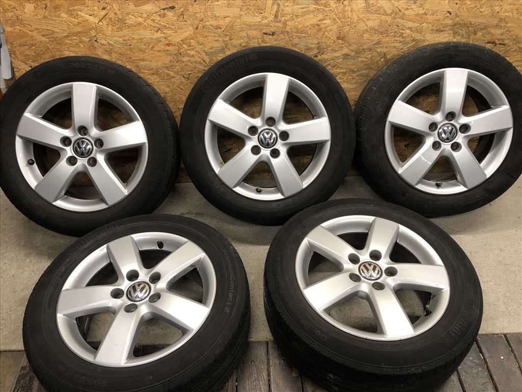 16 colos gyári VW alufelni VW Golf Touran 16 col 5x112 1. kép