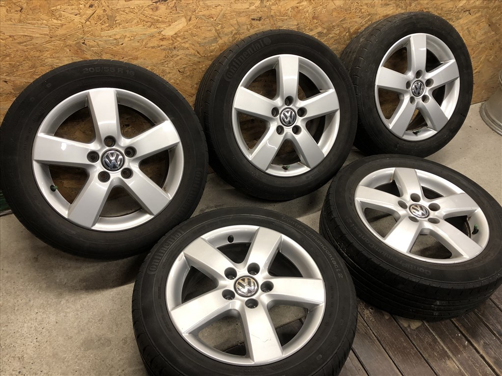 16 colos gyári VW alufelni VW Golf Touran 16 col 5x112 2. kép
