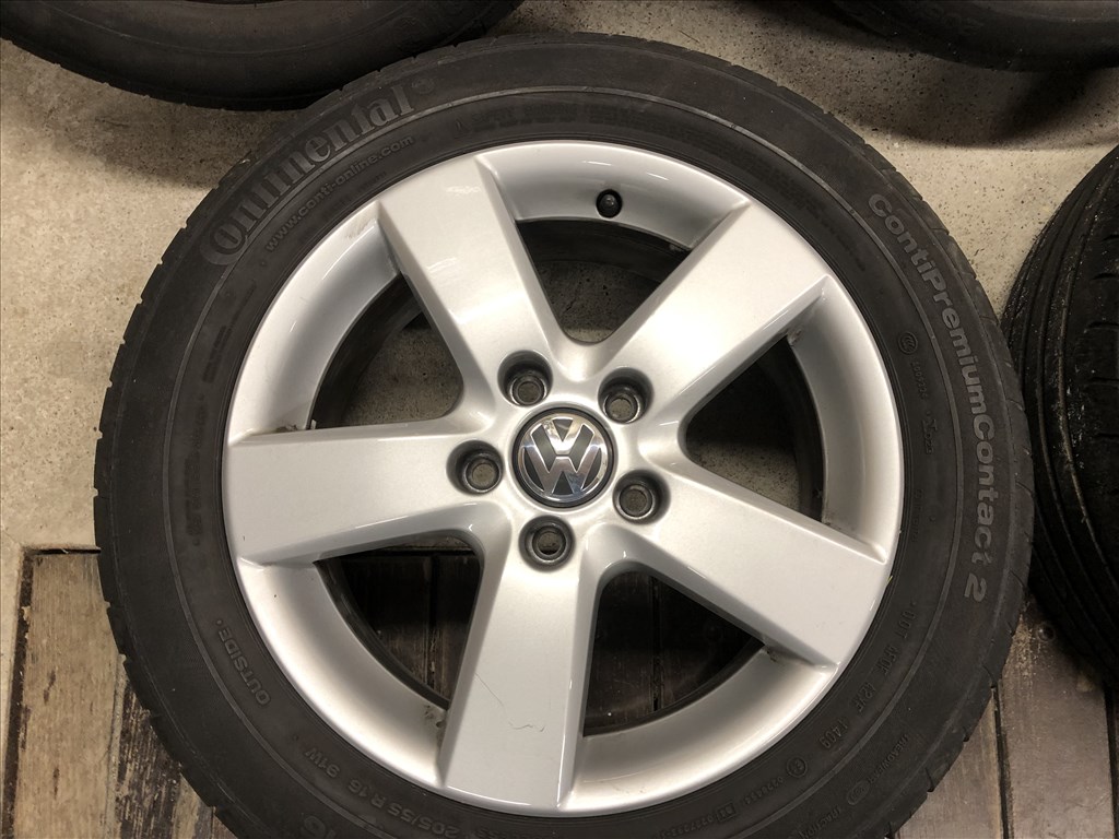 16 colos gyári VW alufelni VW Golf Touran 16 col 5x112 6. kép