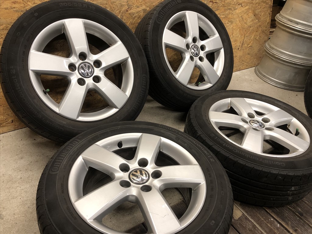 16 colos gyári VW alufelni VW Golf Touran 16 col 5x112 10. kép