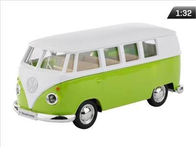 1:32-es modell, RMZ VW T1 Transporter, zöld-fehér színben