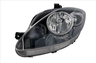 Seat Altea 5P, Leon, Toledo utángyártott új bal első fényszóró  H7/H1 fekete házas (motoros) TYC 5p1941033a