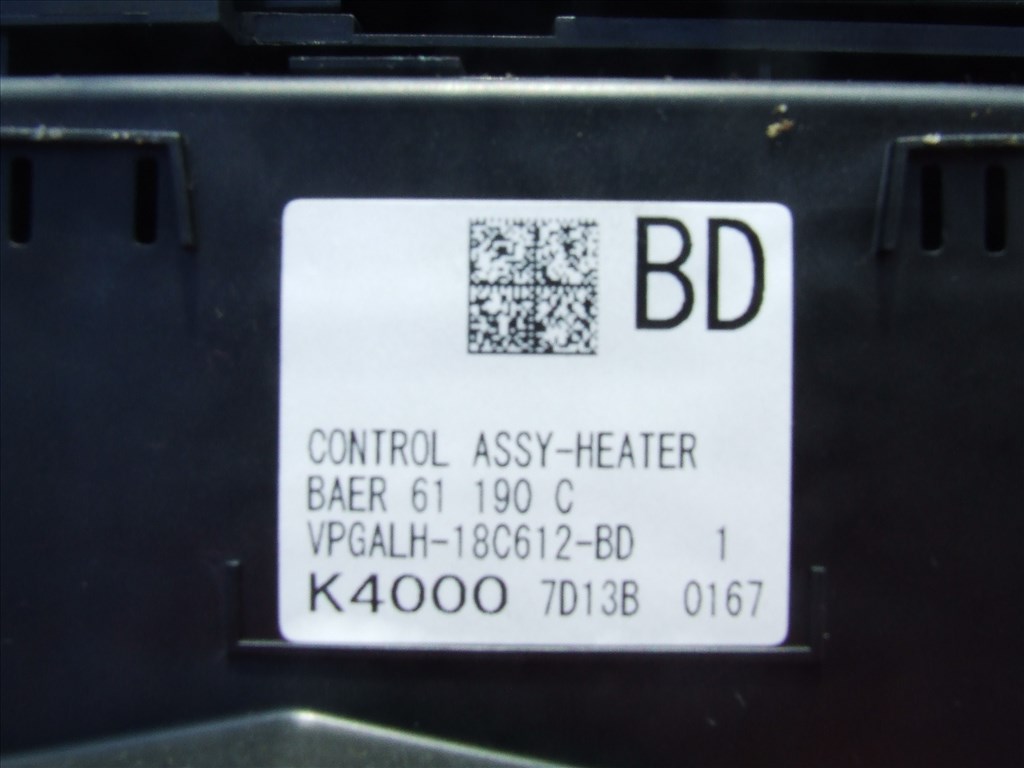 Mazda 3 (BM) fűtés panel klima vezérlőegység  3. kép