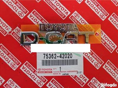 Toyota Rav4 D-CAT csomagtérajtó felirat  7536242020
