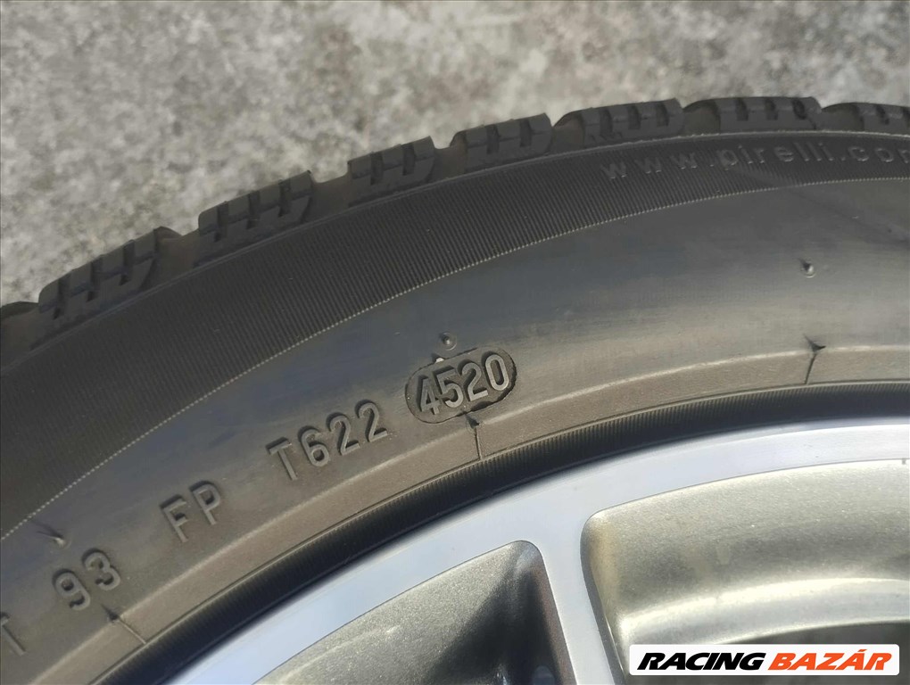 5x112 17 BMW Style 489 1 2 gyári felni - Pirelli 195/55 r17 " téli + tpms 8. kép