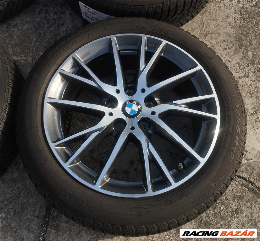 5x112 17 BMW Style 489 1 2 gyári felni - Pirelli 195/55 r17 " téli + tpms 3. kép