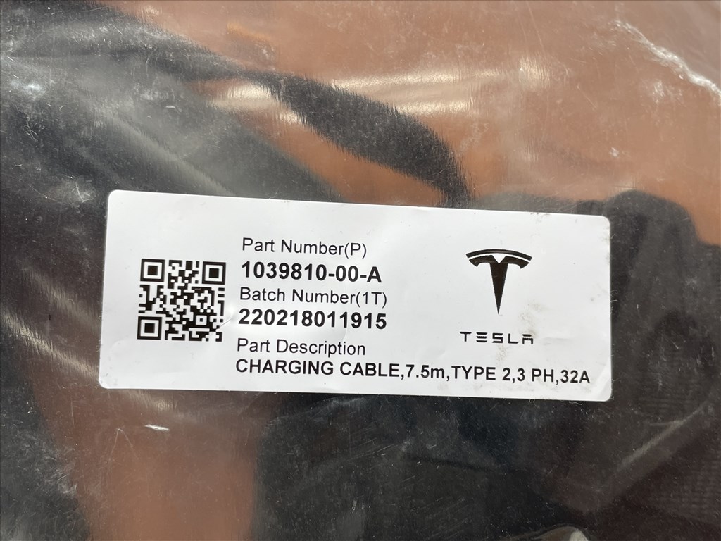 Type 2 töltőkábel  103981000a 220218011915 1. kép