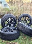  5x112 lyukosztású 18" használt MAM alufelni, rajta 235/45 új Goodyear téli gumi gumi 