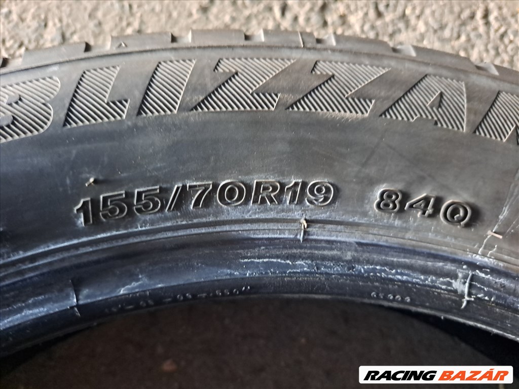 2db BMW I3 155/70 R19 Bridgestone Blizzak LM-500 téli gumi eladó!!! (DOT2019) 5. kép