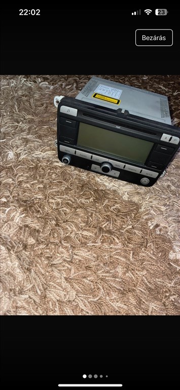 Gyári Volkswagen golf plus rádió 3. kép