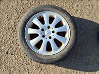  5x112 lyukosztású 16" használt (gyári felni) alufelni, rajta 195/55 használt Kleber téli gumi gumi 