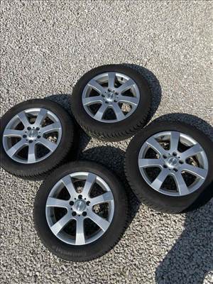  VW Scirocco 5x112 lyukosztású 16" Aluett alufelni, 205/55 Continental téli gumi