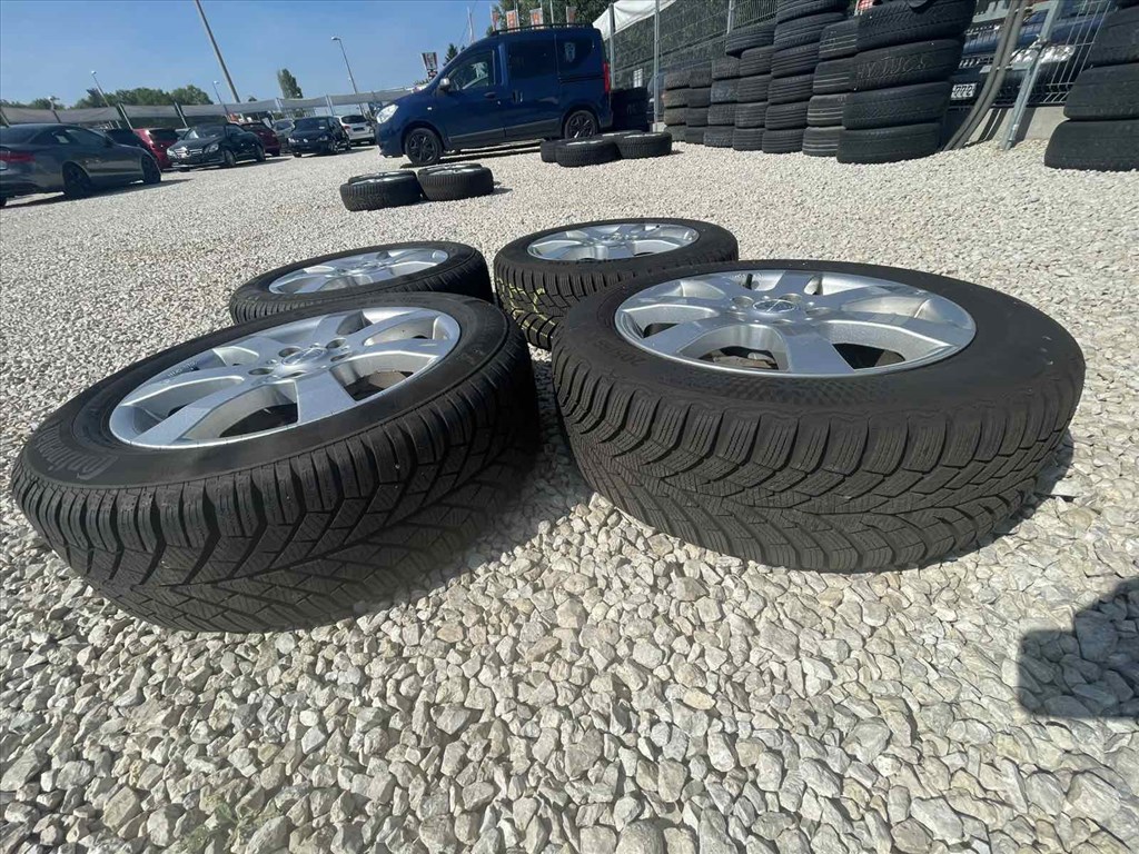  VW Scirocco 5x112 lyukosztású 16" Aluett alufelni, 205/55 Continental téli gumi 3. kép