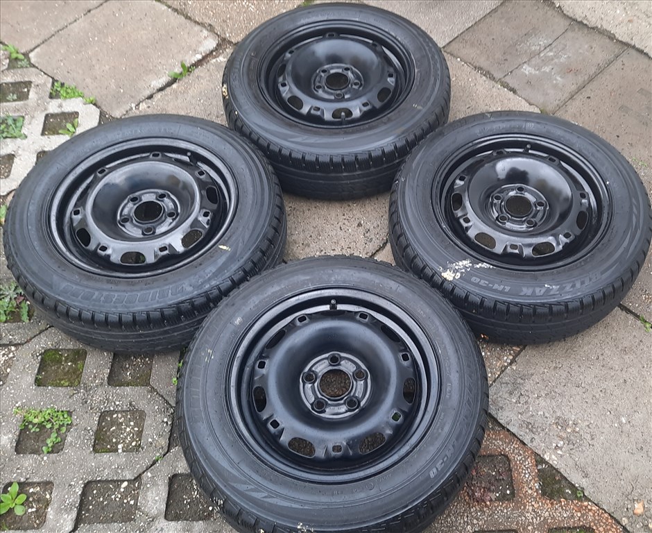  5x100 Gyári Skoda, Vw Lemezfelni 14" 2. kép