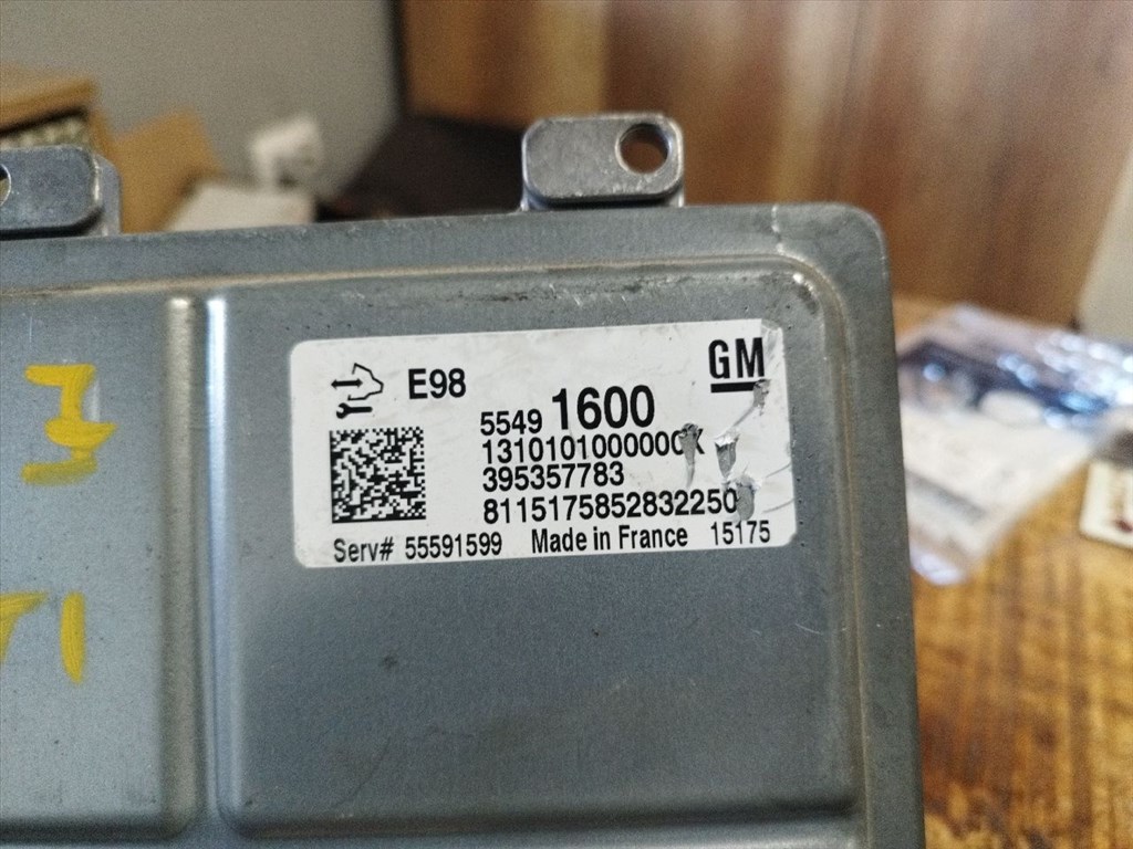 Opel Astra J / Mokka 1.6 CDTI motorvezérlő 55491600 2. kép